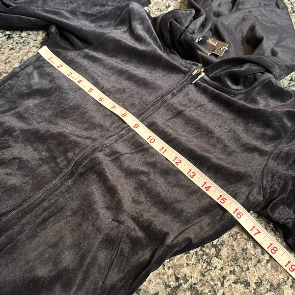Bus Stop Los Angeles velour black track suit NWT S - Picture 10 of 13
